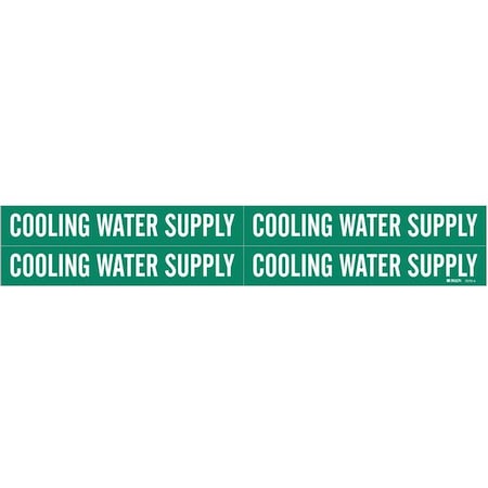 Pipe Mkr, Cooling Water Supply, 3/4to2-3/8 MPN:7072-4