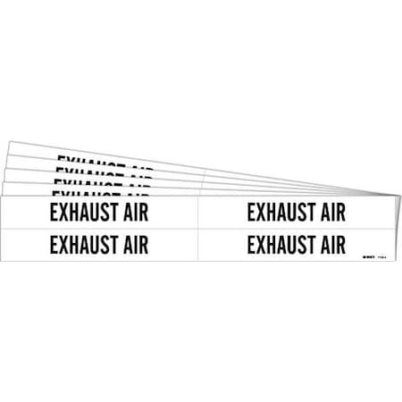 Pipe Marker, Black, Exhaust Air, PK5, 7101-4-PK MPN:7101-4-PK