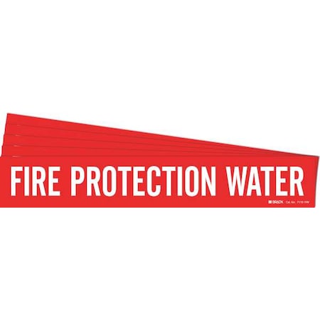 Pipe Marker, Fire Protection Water, PK5, 7110-1HV-PK MPN:7110-1HV-PK