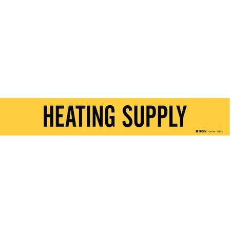 Pipe Mrkr, Heating Supply, 2-1/2to7-7/8 In, 7127-1 MPN:7127-1