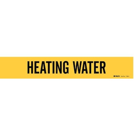 Pipe Markr, Heating Water, 2-1/2to7-7/8 In MPN:7128-1