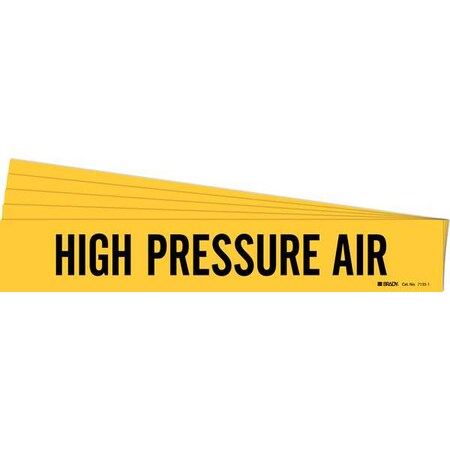 Pipe Marker, Black, High Pressure Air, PK5, 7135-1-PK MPN:7135-1-PK