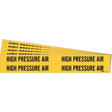 Pipe Marker, Black, High Pressure Air, PK5, 7135-4-PK MPN:7135-4-PK