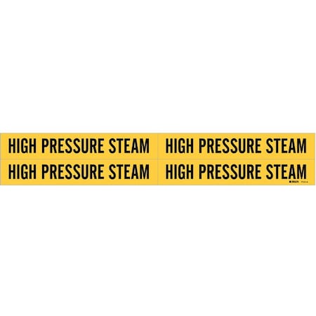 Pipe Mrkr, High Pressure Steam, 3/4to2-3/8 MPN:7141-4