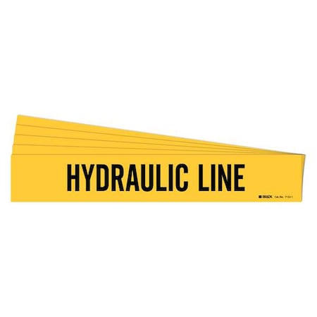 Pipe Marker, Black, Hydraulic Line, PK5, 7153-1-PK MPN:7153-1-PK
