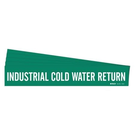 Pipe Marker, Industrial Cold Water, PK5 MPN:7160-1-PK