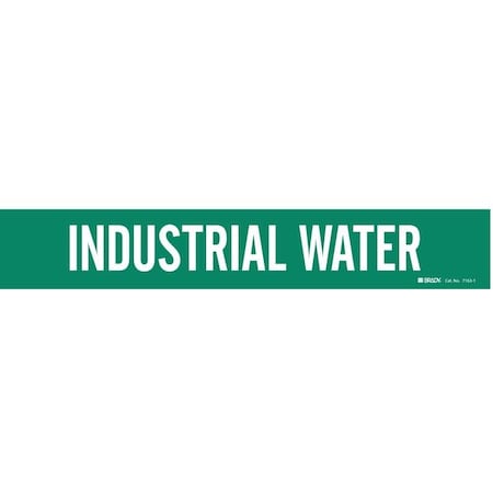 Pipe Mrkr, Industrial Water, 2-1/2 to7-7/8 MPN:7163-1
