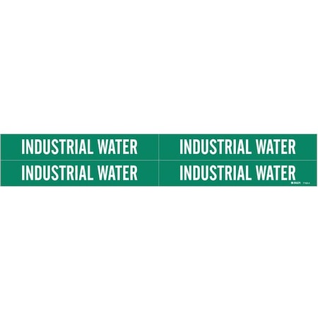 Pipe Mrkr, Industrial Water, 3/4to2-3/8 In MPN:7163-4