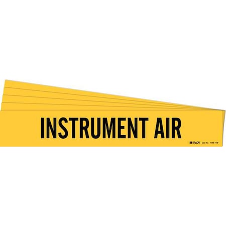 Pipe Marker, Black, Instrument Air, PK5, 7166-1HV-PK MPN:7166-1HV-PK