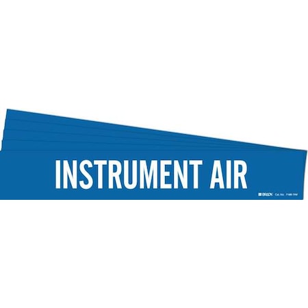 Pipe Marker, White, Instrument Air, PK5, 7168-1HV-PK MPN:7168-1HV-PK