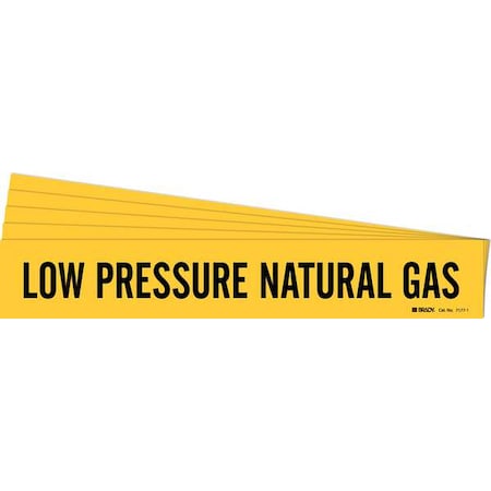 Pipe Marker, Low Pressure Natural Gas, PK5, 7177-1-PK MPN:7177-1-PK