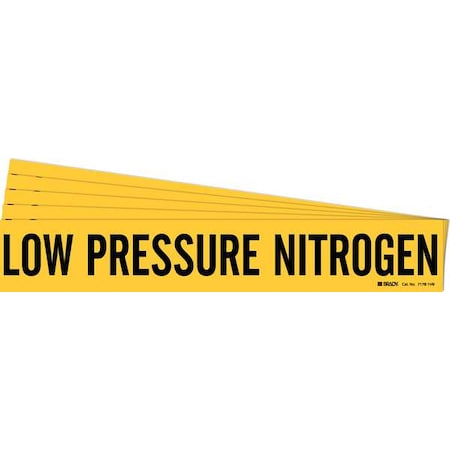Pipe Marker, Low Pressure Nitrogen, PK5, 7178-1HV-PK MPN:7178-1HV-PK