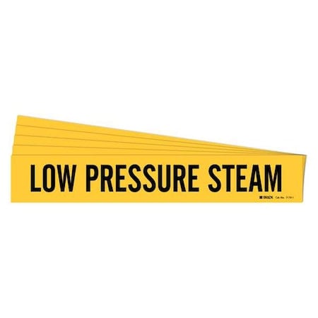 Pipe Marker, Low Pressure Steam, PK5, 7179-1-PK MPN:7179-1-PK