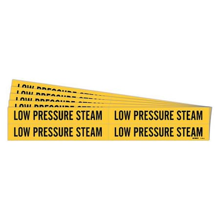 Pipe Marker, Low Pressure Steam, PK5, 7179-4-PK MPN:7179-4-PK