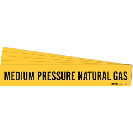 Pipe Marker, Mid-Pressure Natural Gas, PK5, 7190-1-PK MPN:7190-1-PK