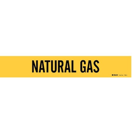 Pipe Markr, Natural Gas, Y, 2-1/2to7-7/8 In, 7196-1 MPN:7196-1
