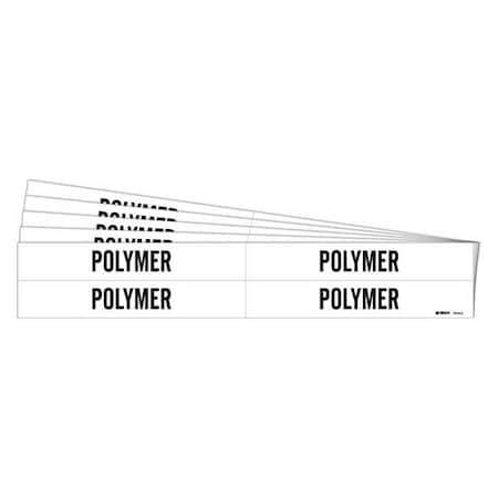 Pipe Marker, Adhesive, Black, Polymer, PK5, 7216-4-PK MPN:7216-4-PK