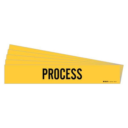 Pipe Marker, Adhesive, Black, Process, PK5, 7223-1-PK MPN:7223-1-PK