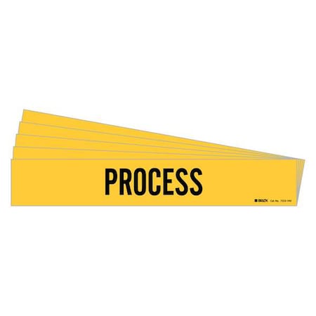 Pipe Marker, Adhesive, Black, Process, PK5, 7223-1HV-PK MPN:7223-1HV-PK