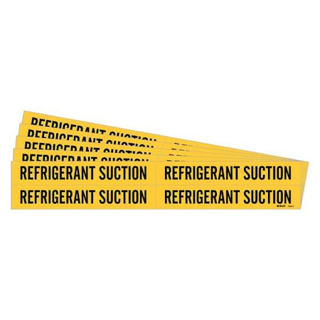 Pipe Marker, Blck, Refrigerant Suction, PK5, 7236-4-PK MPN:7236-4-PK