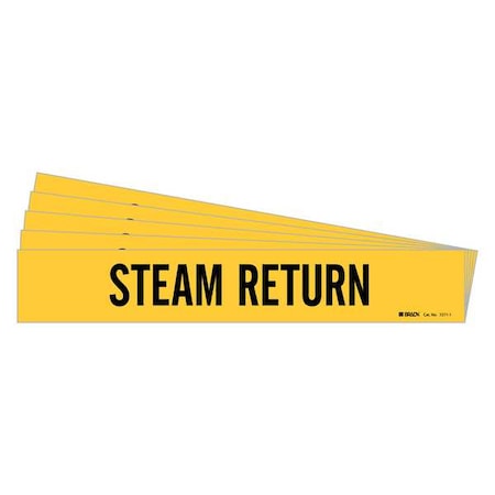 Pipe Marker, Steam Return, PK5 MPN:7271-1-PK