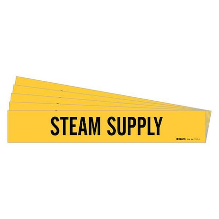 Pipe Marker, Steam Supply, PK5, 7272-1-PK MPN:7272-1-PK