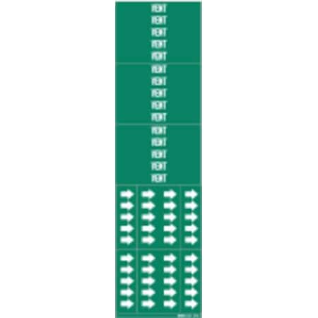 Pipe Marker, Vent, Green, 3/4 In or Less MPN:7296-3C