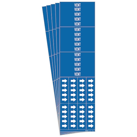 Pipe Marker, Adhesive, 2-1/4