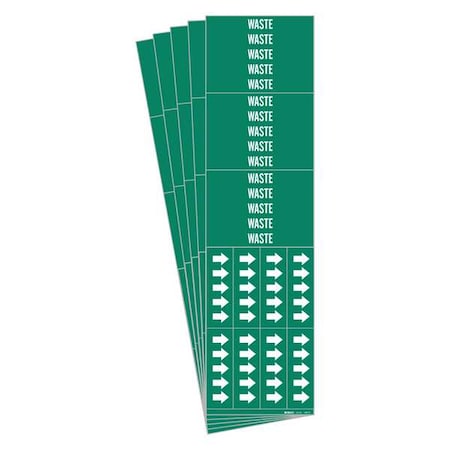 Pipe Marker, PK5, 7299-3C-PK MPN:7299-3C-PK