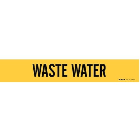 Pipe Markr, Waste Water, Y, 2-1/2to7-7/8 In, 7302-1 MPN:7302-1
