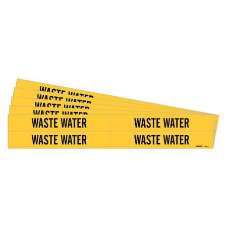 Pipe Marker, Waste Water, PK5 MPN:7302-4-PK