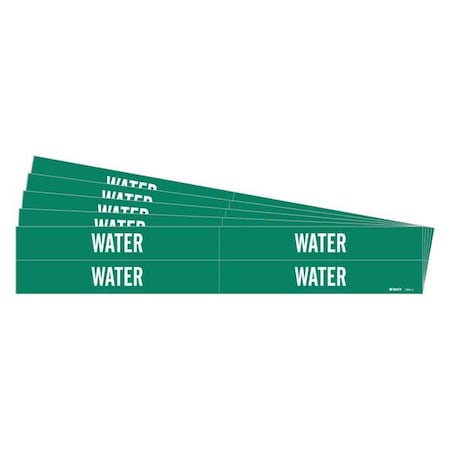 Pipe Marker, Water, PK5, 7304-4-PK MPN:7304-4-PK