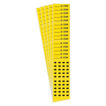Pipe Marker, PK5, 7309-3C-PK MPN:7309-3C-PK