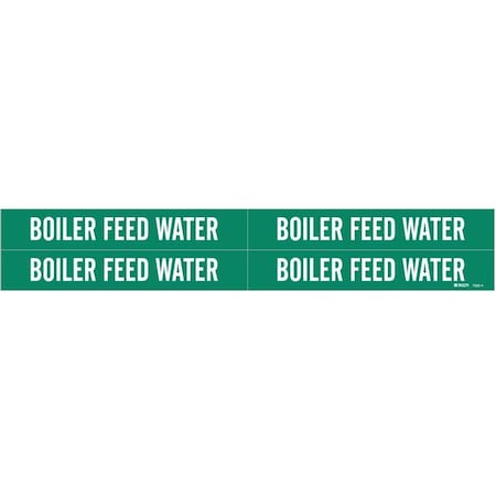 Pipe Mrkr, Boiler Feed Water, 3/4to2-3/8In, 7332-4 MPN:7332-4