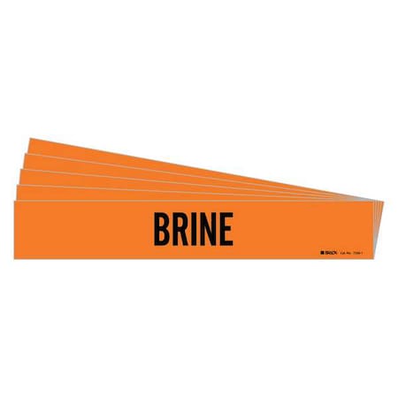 Pipe Marker, Adhesive, 2-1/4