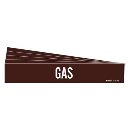 Pipe Marker, Adhesive, 2-1/4
