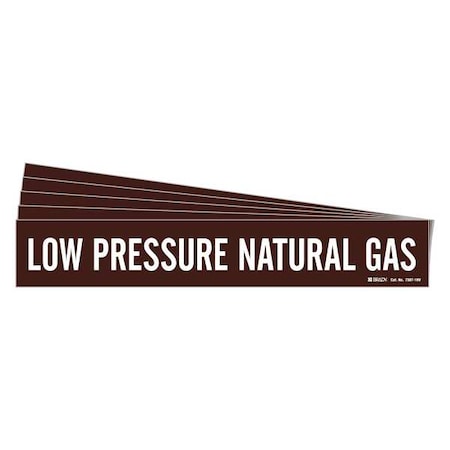 Pipe Marker, Low Pressure Natural Gas, PK5, 7387-1HV-PK MPN:7387-1HV-PK