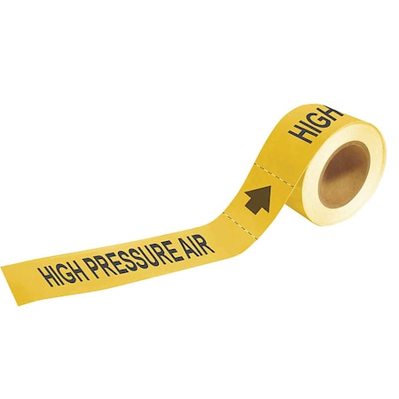 Pipe Marker, High Pressure Air, 2 In.H MPN:73898