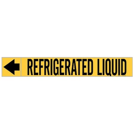 Pipe Marker, Refrigerated Liquid, 2 In.H MPN:73920