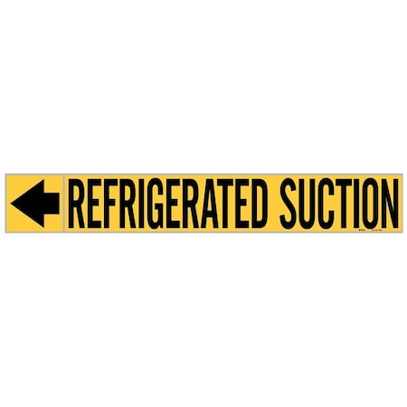 Pipe Mrkr, Refrigrted Sction, 2in H, 12in W MPN:73921