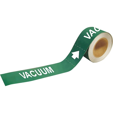 Pipe Marker, Vacuum, 2 In.H, 73936 MPN:73936