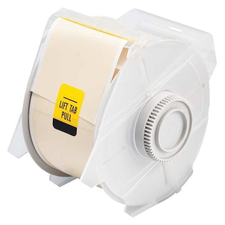 Label Tape Cartridge, Tan, Labels/Roll: Continuous MPN:76603