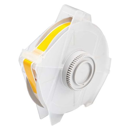 Label Tape Cartridge, Yellow, Labels/Roll: Continuous MPN:76622