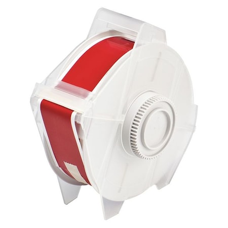 Label Tape Cartridge, Red, Labels/Roll: Continuous MPN:76625