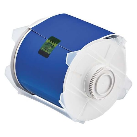 Label Tape Cartridge, Blue, Labels/Roll: Continuous MPN:76627