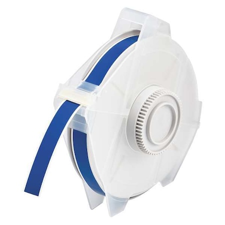 Label Tape Cartridge, Blue, Labels/Roll: Continuous MPN:76630