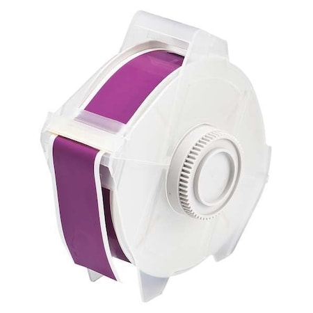 Label Tape Cartridge, Purple, Labels/Roll: Continuous MPN:76633