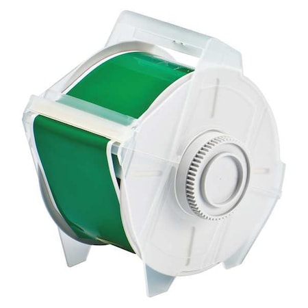 Label Tape Cartridge, Green, Labels/Roll: Continuous MPN:76640