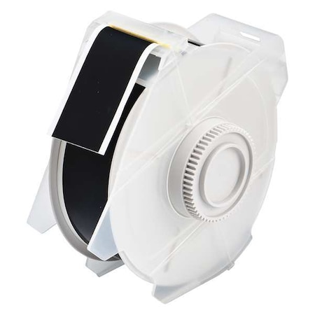 Label Tape Cartridge, Black, Labels/Roll: Continuous MPN:76649