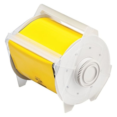 Label Tape Cartridge, Yellow, Labels/Roll: Continuous MPN:76688